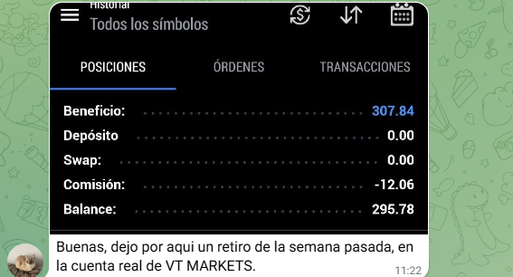 Captura de resultado real de alumno
